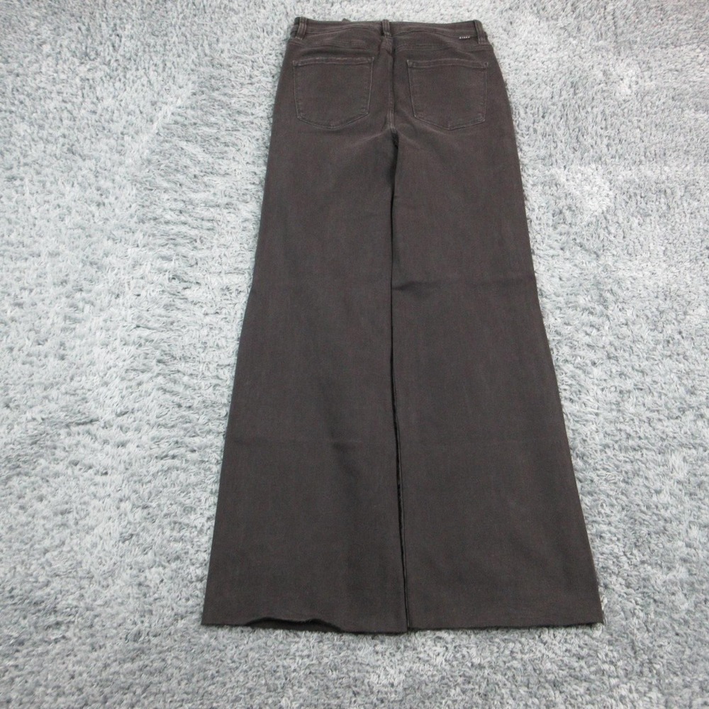 Risen Jeans Jeans Womens 13 Black Wide-Leg High Rise Distressed 31x34.5* NWT - Picture 14 of 16